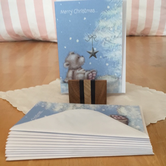 Set of 12 Christmas cards with envelopes - Picture 1 of 6